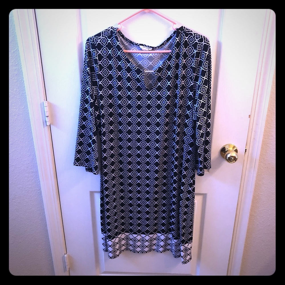 Black and White Dress